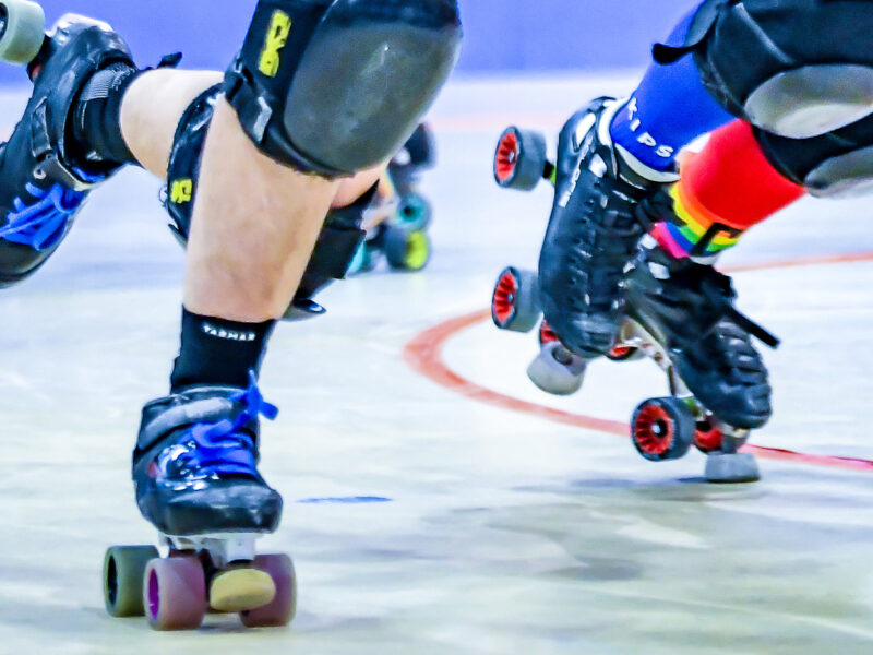 Roller derby skates