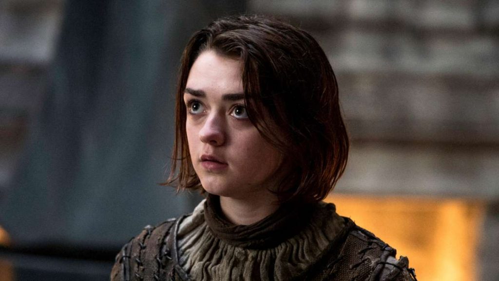 Maisie Williams plays Arya Stark in Game of Thrones.