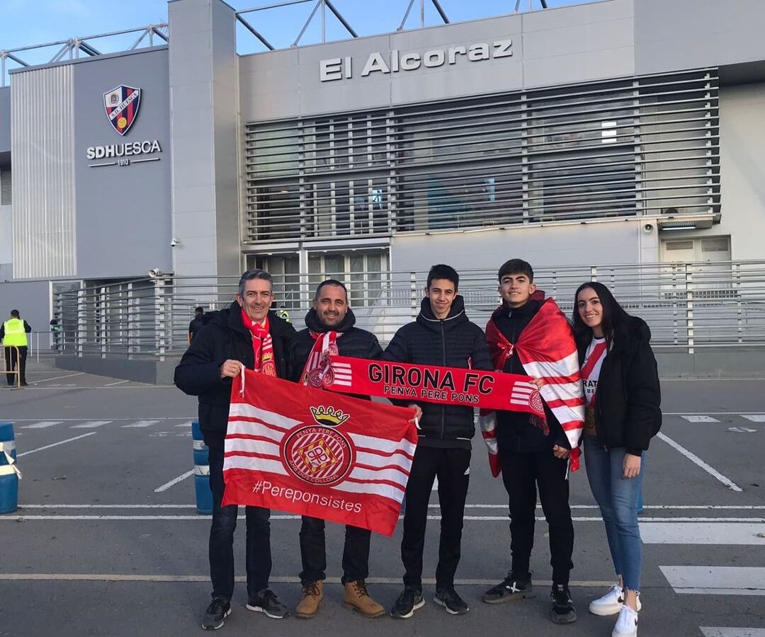Raimon and Jan Nadal along with other members of Penya Pere Pons.