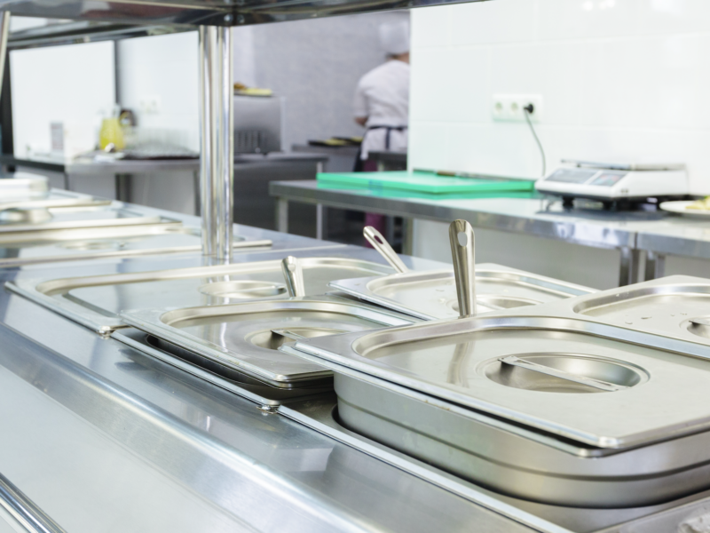 Image of cafeteria station 