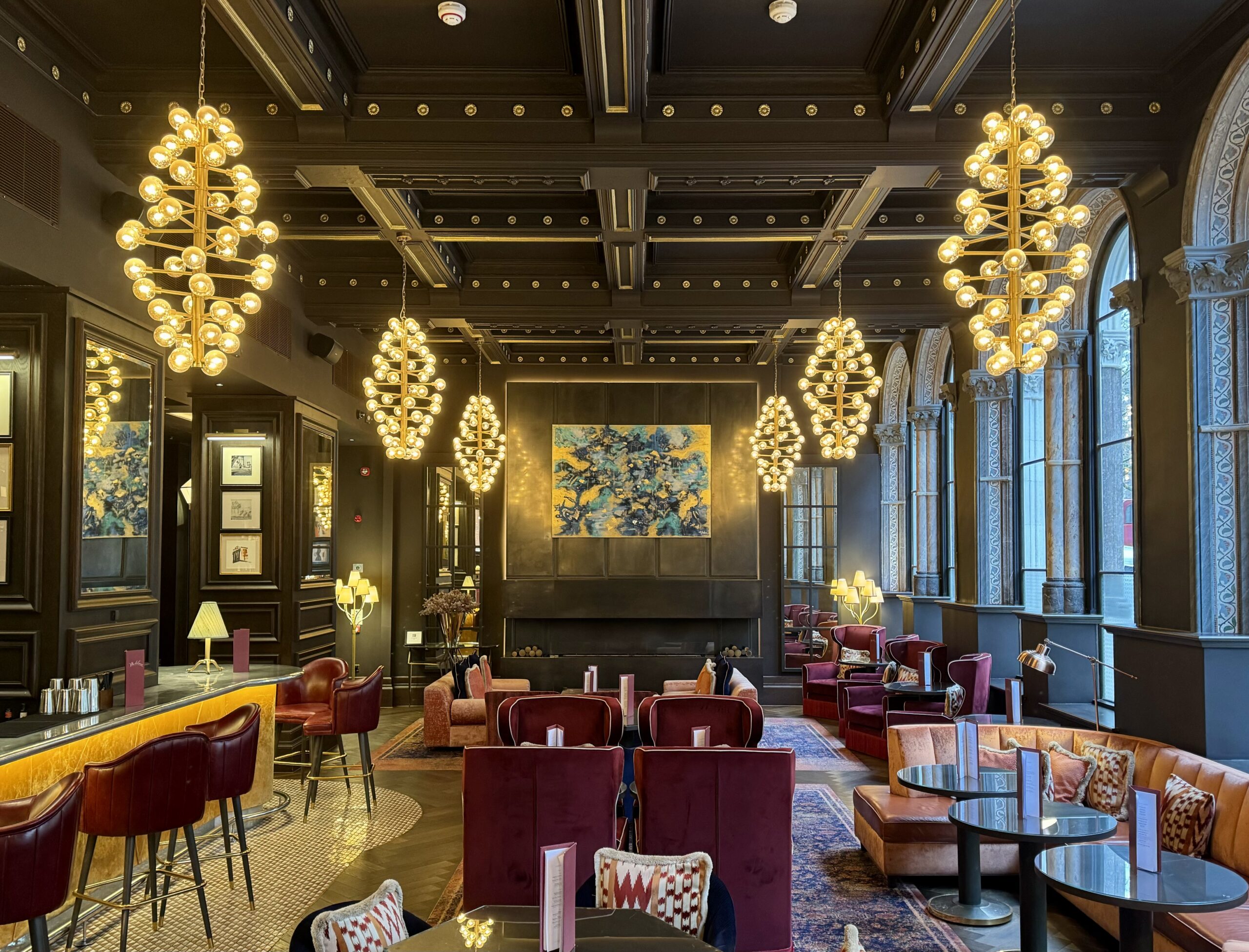 One of Charles Pedone's artworks in The Grand Hotel