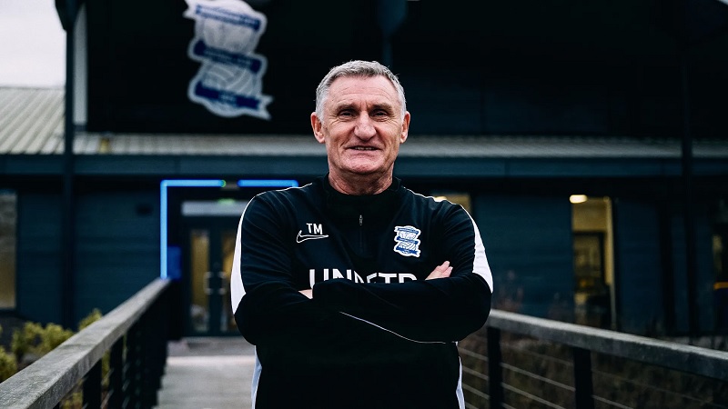 Birmingham City FC manager Tony Mowbray.