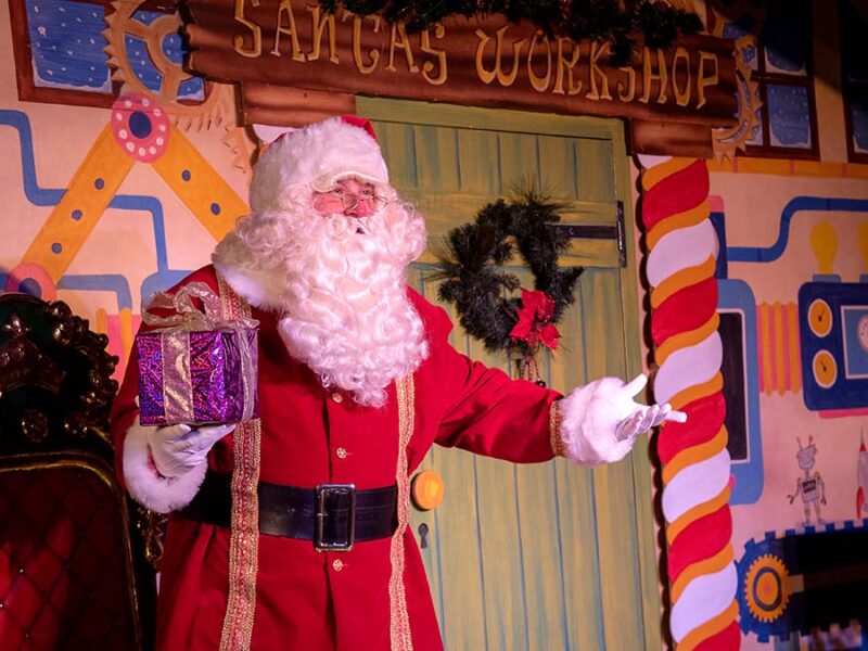 Santa show at Cadbury World