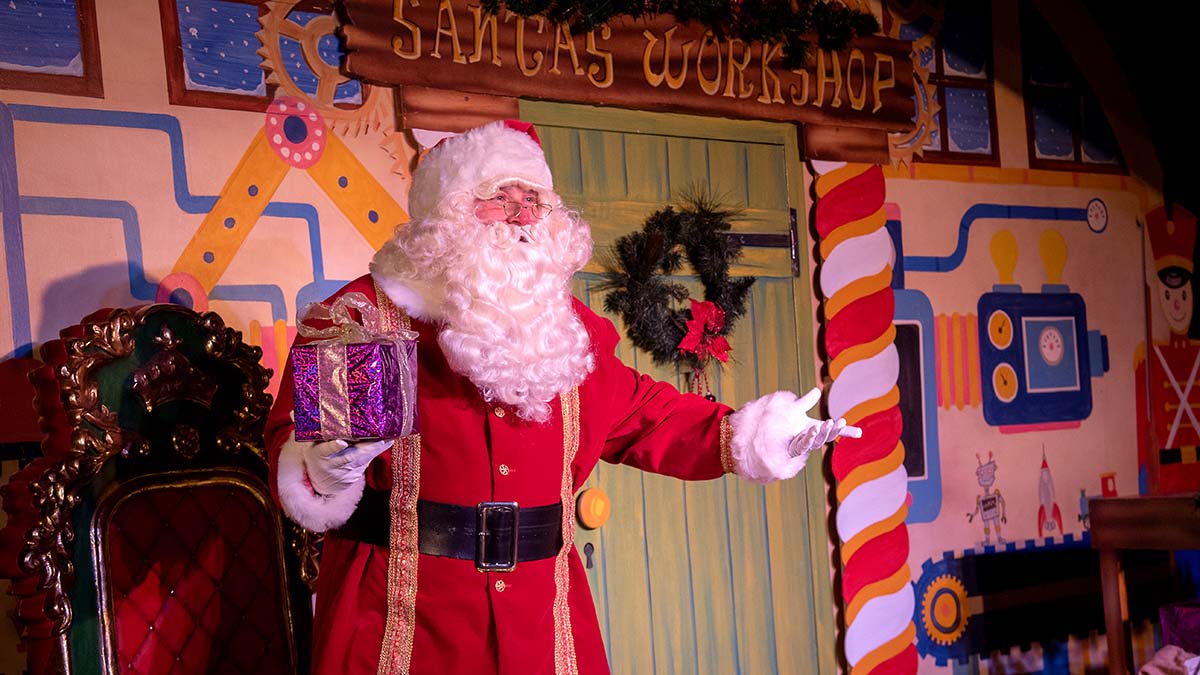 Santa show at Cadbury World
