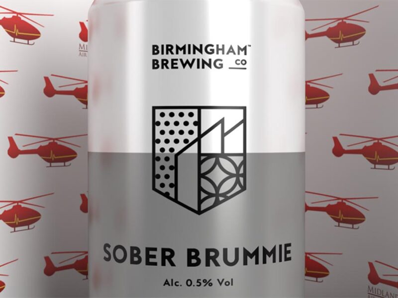 The Birmingham Brewing Company's Sober Brummie drink which helps raise money for the Midlands Air Ambulance Charity