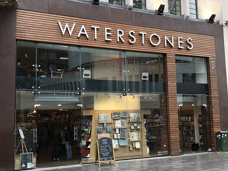 Waterstones bookstore on High Street in Birmingham