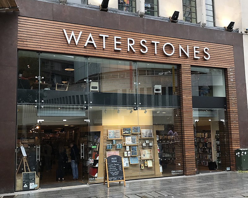 Waterstones bookstore on High Street in Birmingham